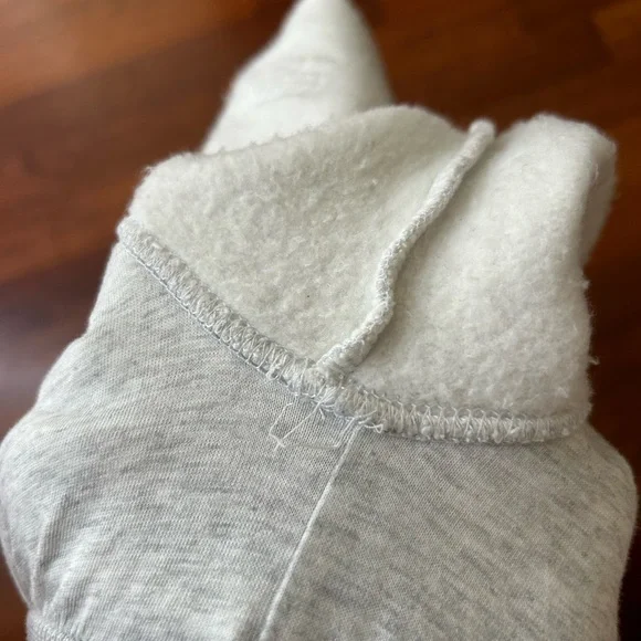 Alexander Wang All Over Logo Embroidery Monogram Turtleneck Sweatshirt Crop Top - Picture 14 of 17